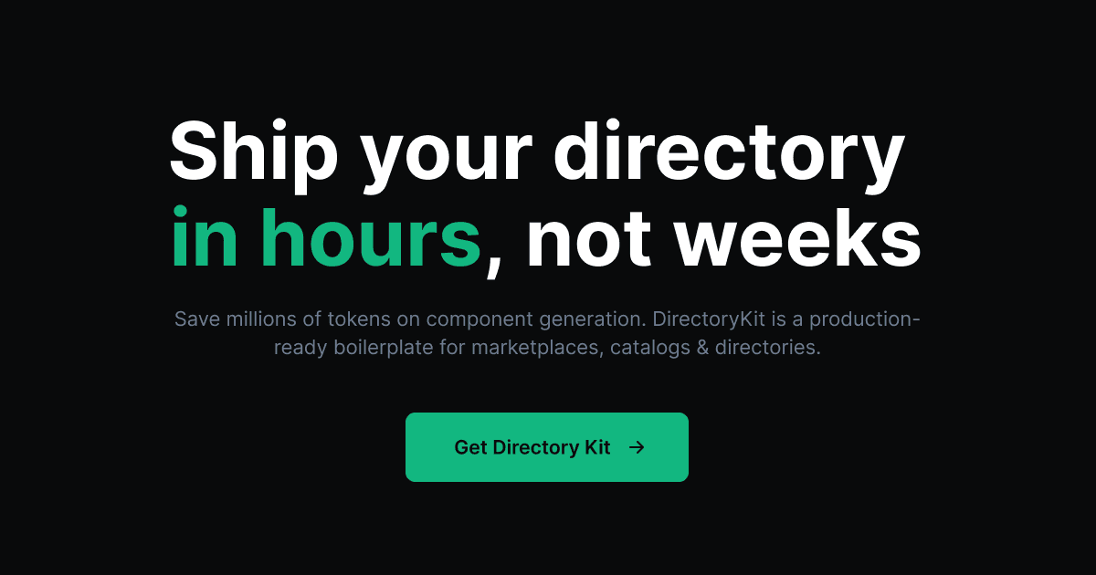 DirectoryLaunch: Rapid Niche Directory Platform - Product Image
