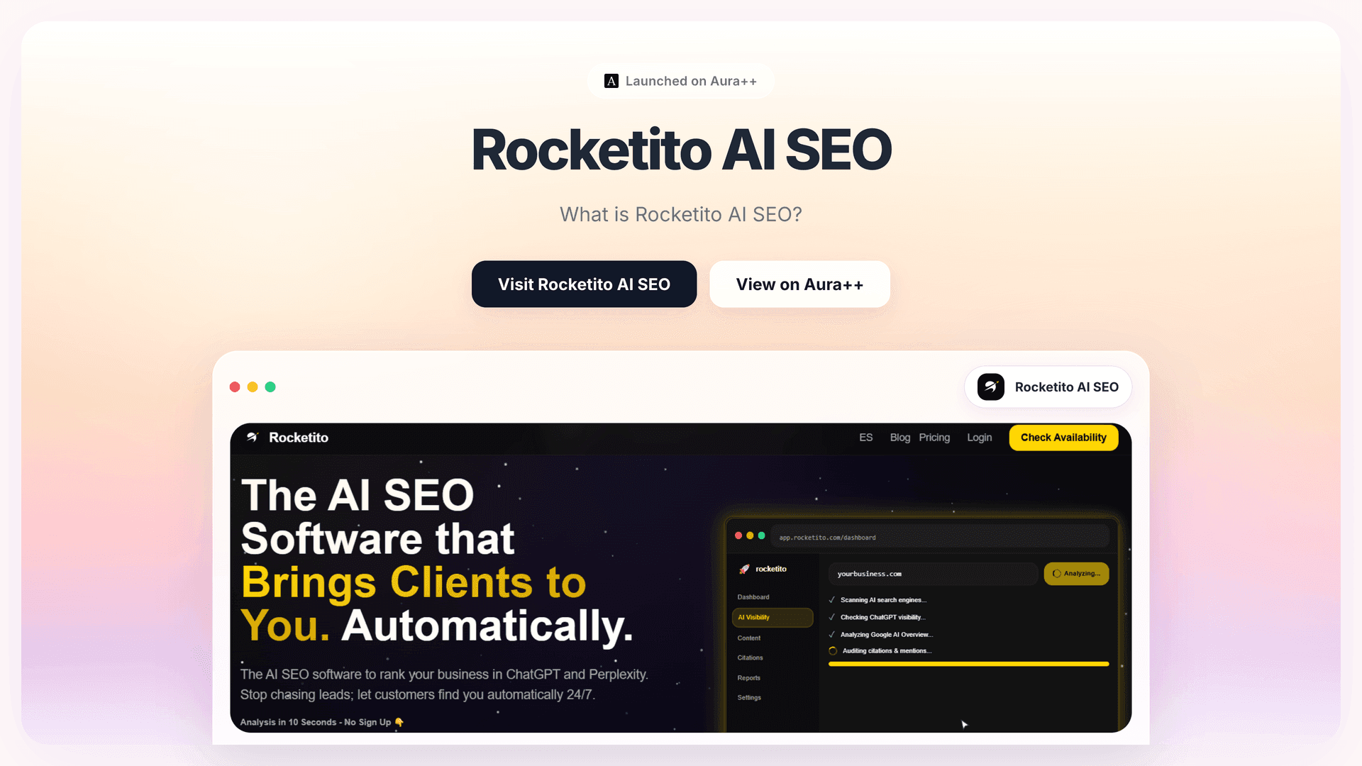 Rocketito AI SEO 