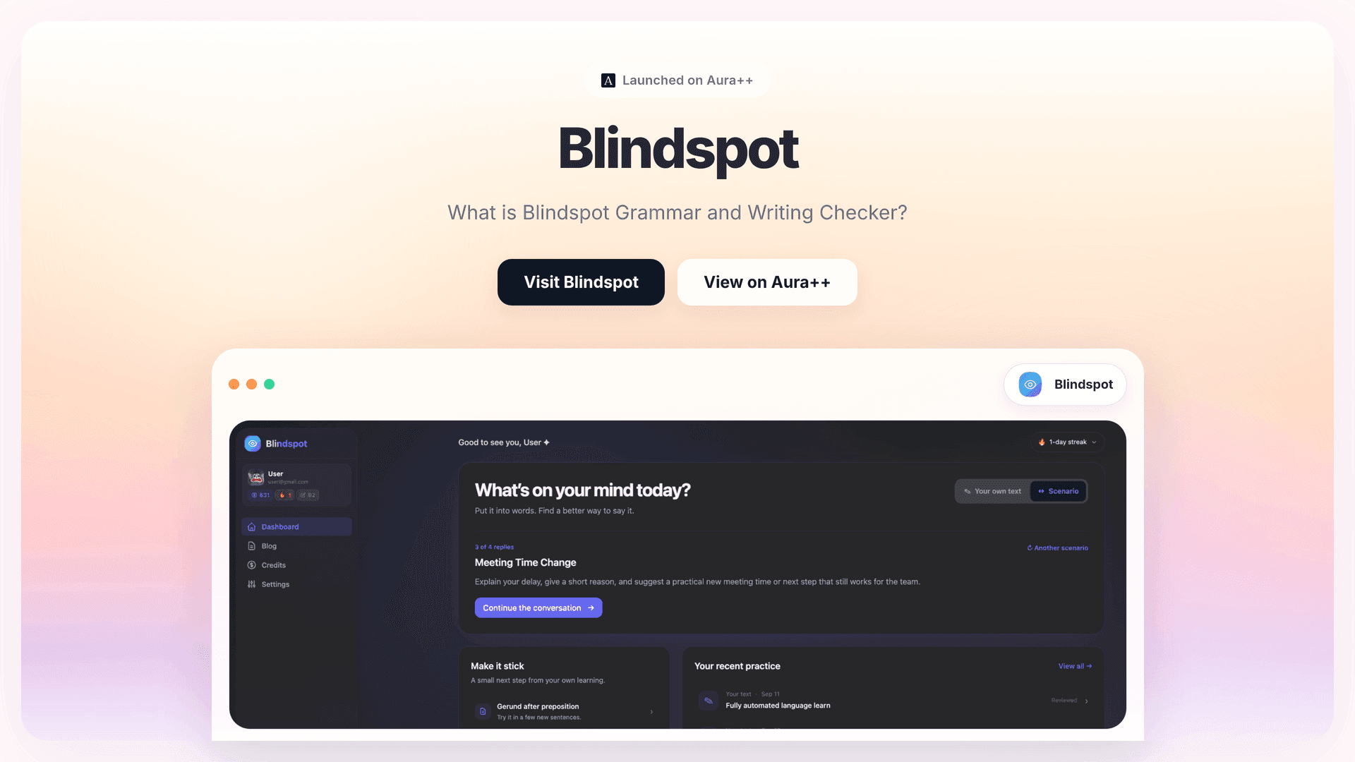Improve English Writing: How Blindspot Offers Personalized Feedback
