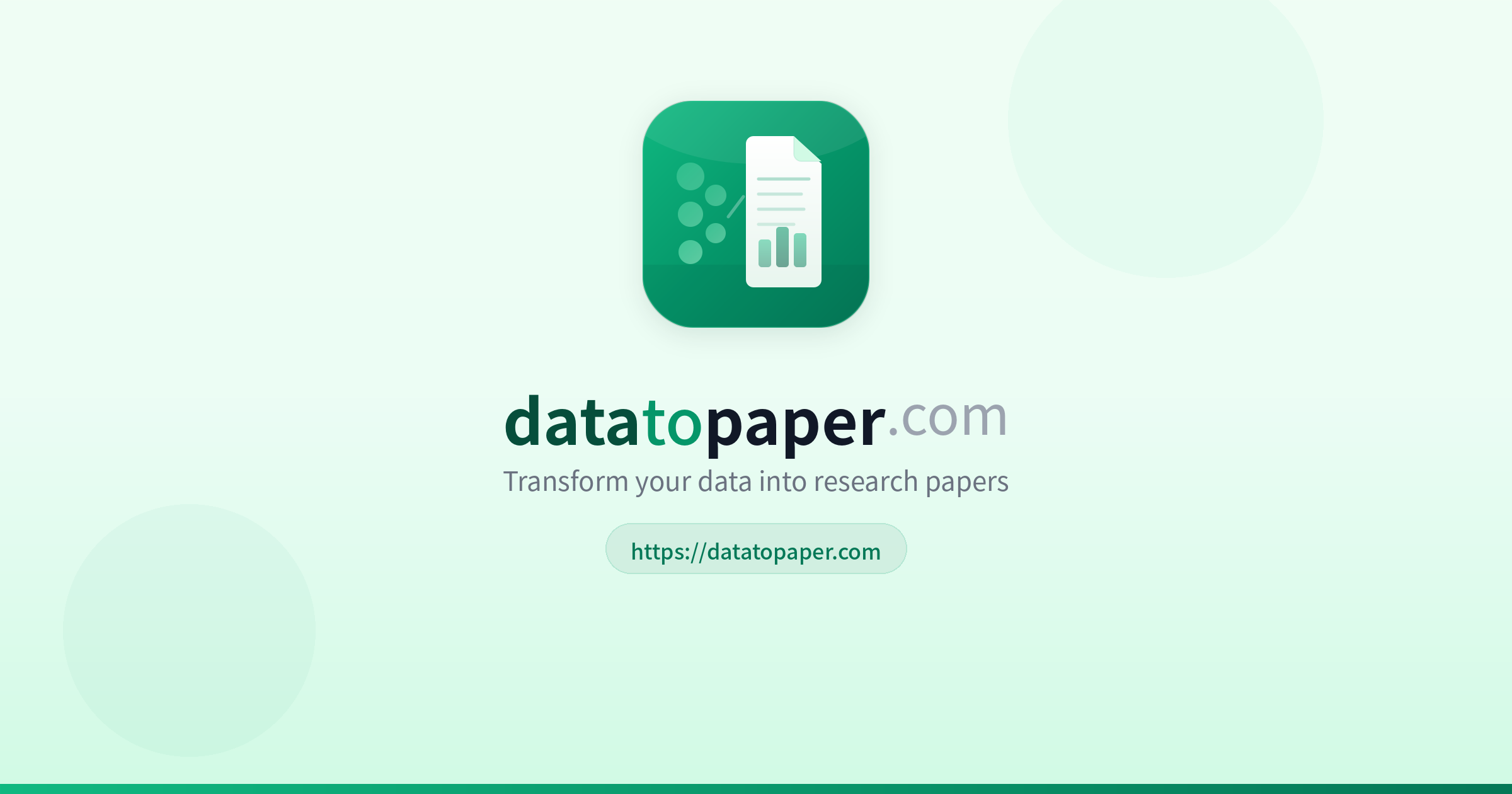 Data2Paper product preview for startup listing on Aura++