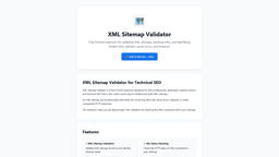 XML Sitemap Validator Chrome Extension startup logo on Aura++