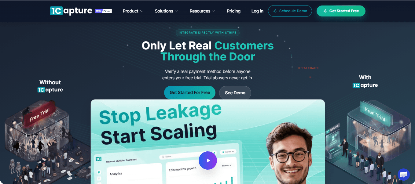 1Capture - Trial Conversion Booster with AI & Stripe