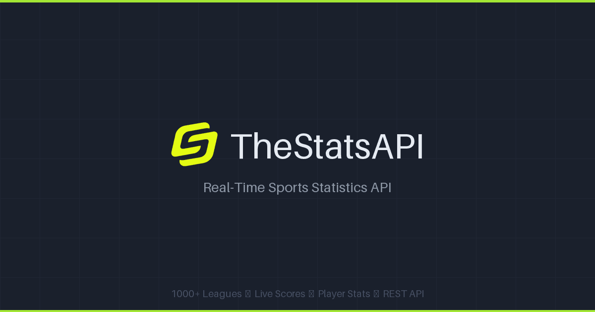 Football Stats API
