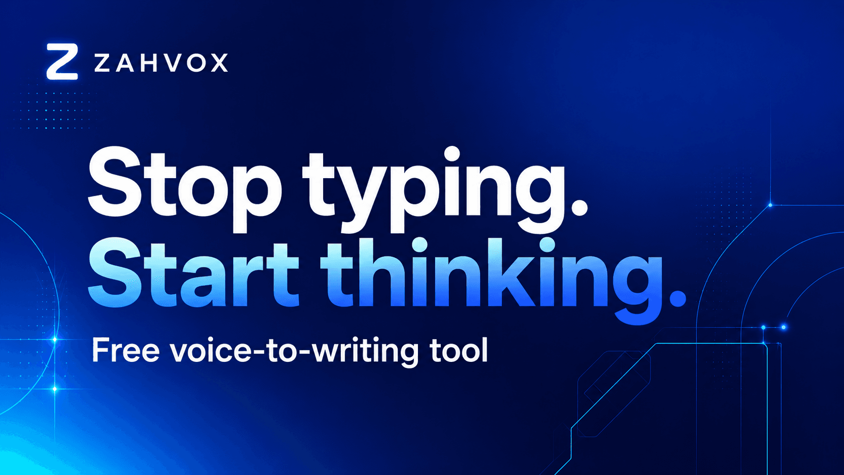 Zahvox product preview for startup listing on Aura++