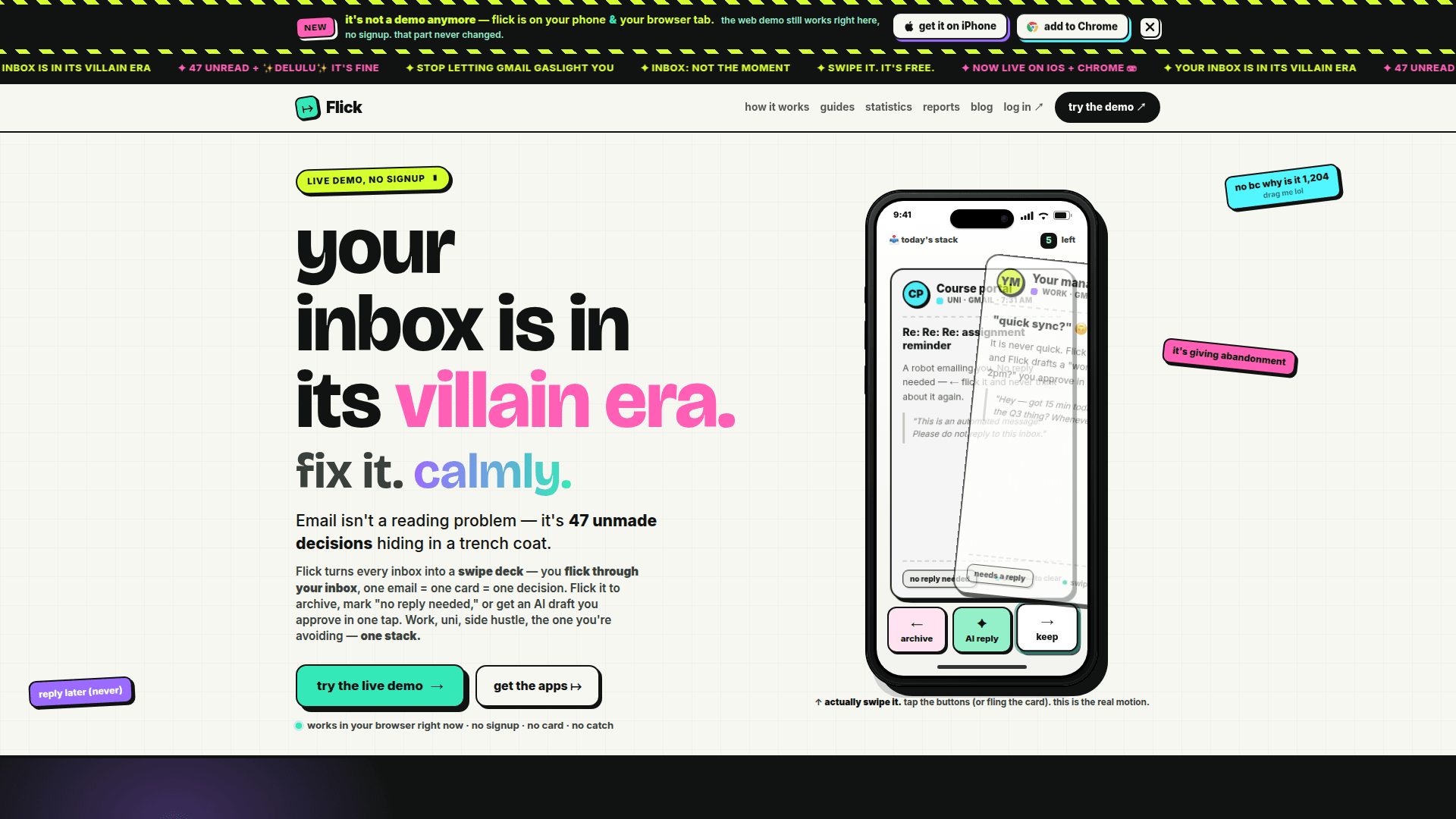 Flick Email Triage Tool