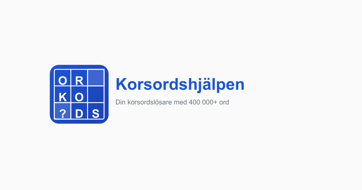 Korsordsakuten - Svenska Korsordslösare