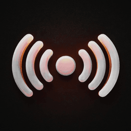 Radiogram startup logo on Aura++