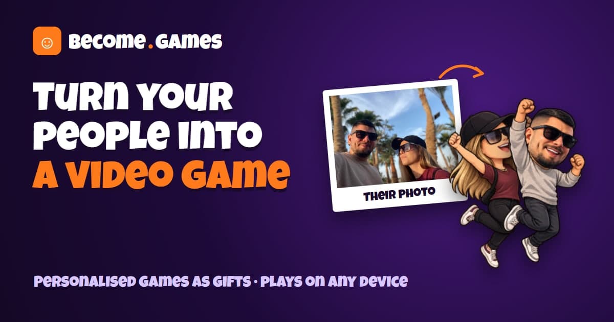 Personalised Cartoon Game Creator product preview for startup listing on Aura++