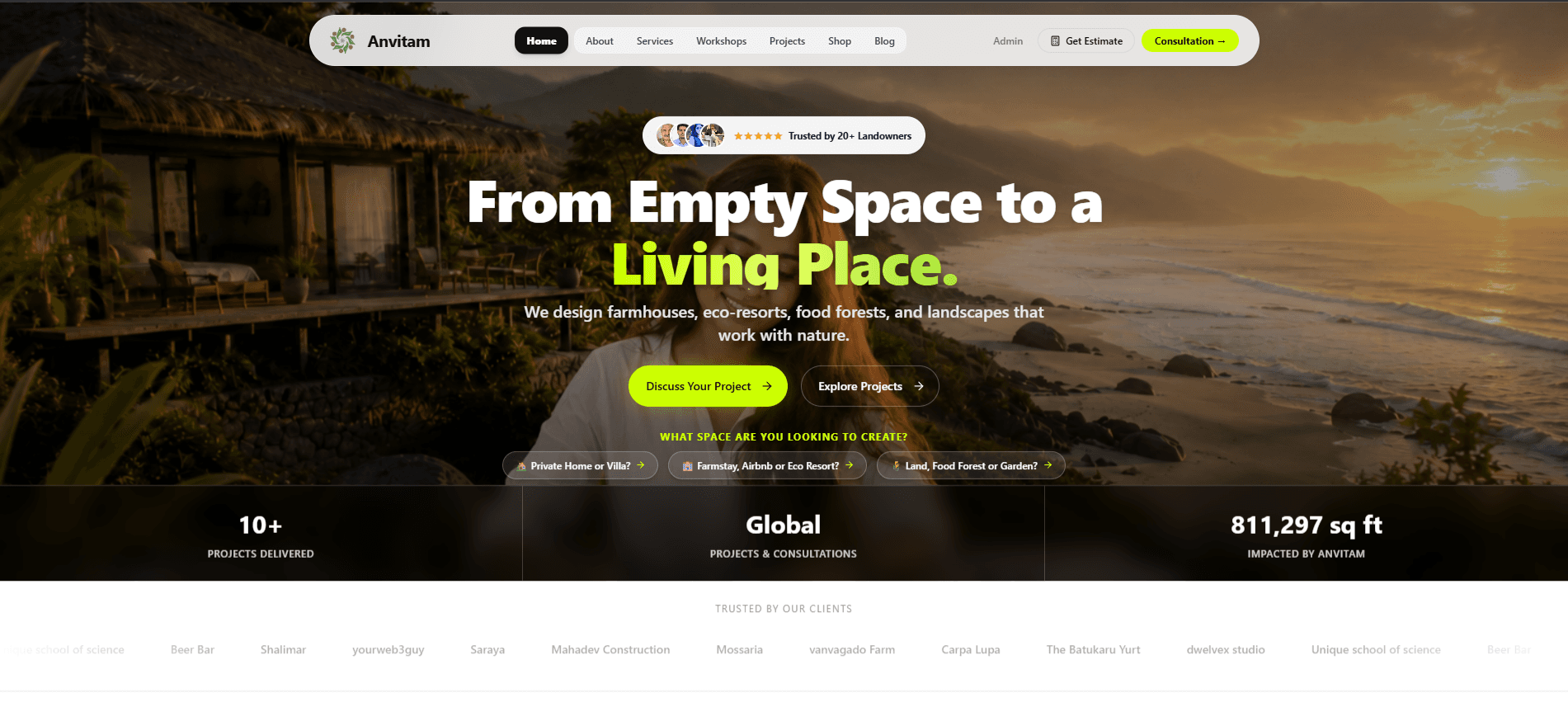 Anvitam product preview for startup listing on Aura++