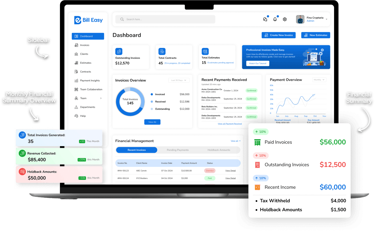 BillEasy Inc - Product Image