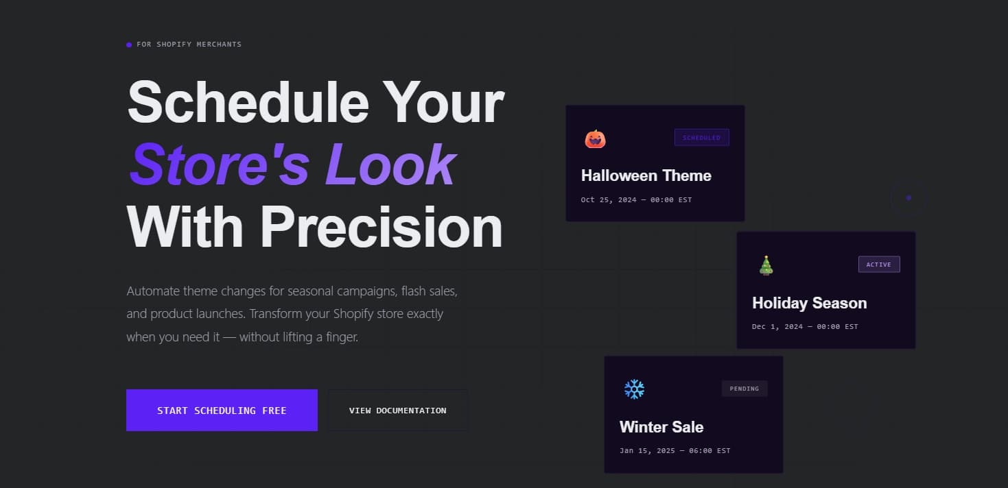 Léon - Shopify Theme Scheduler - Product Image