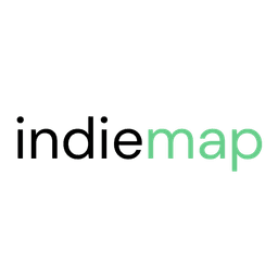 IndieMap - Live Indie Builder Map startup logo on Aura++