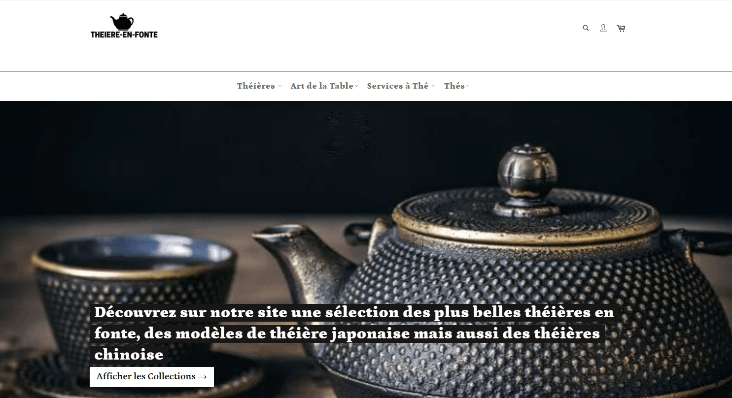 Théière-en-fonte