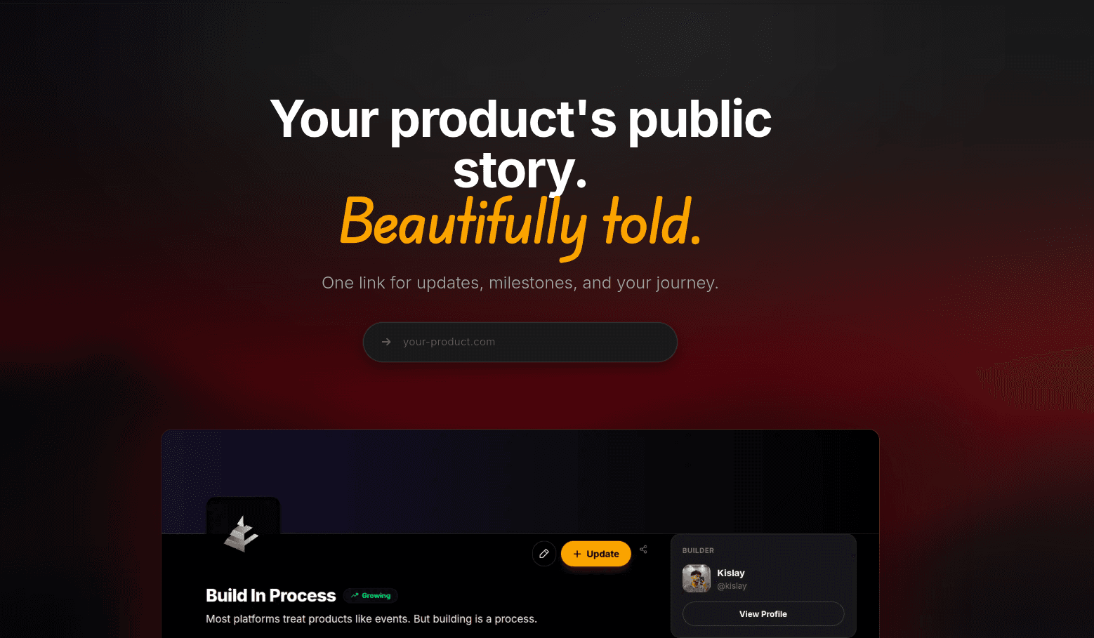 Forg - Share Your Startup Journey - Product Image