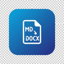 MD2Word: Markdown to Word Converter Logo