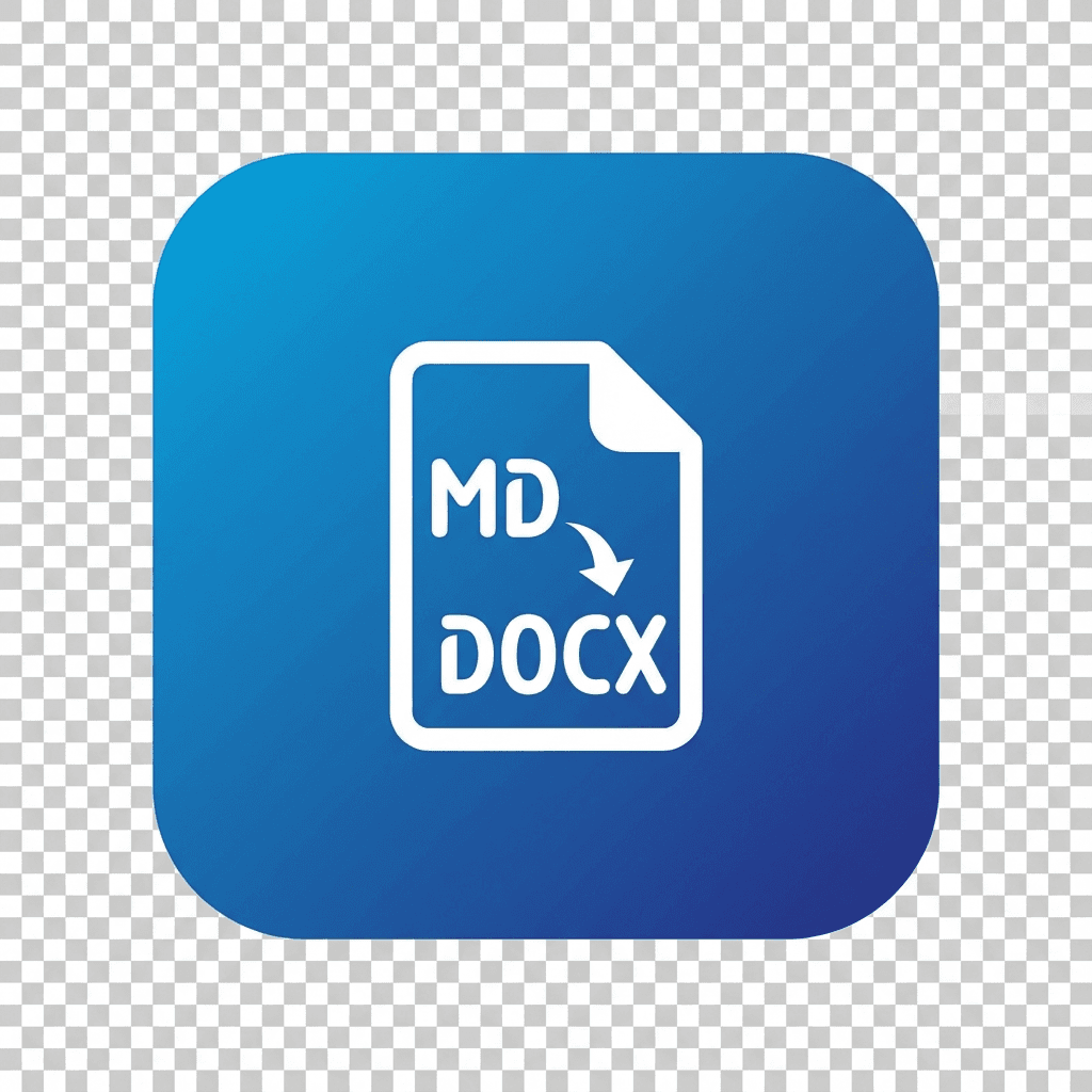 MD2Word: Markdown to Word Converter logo
