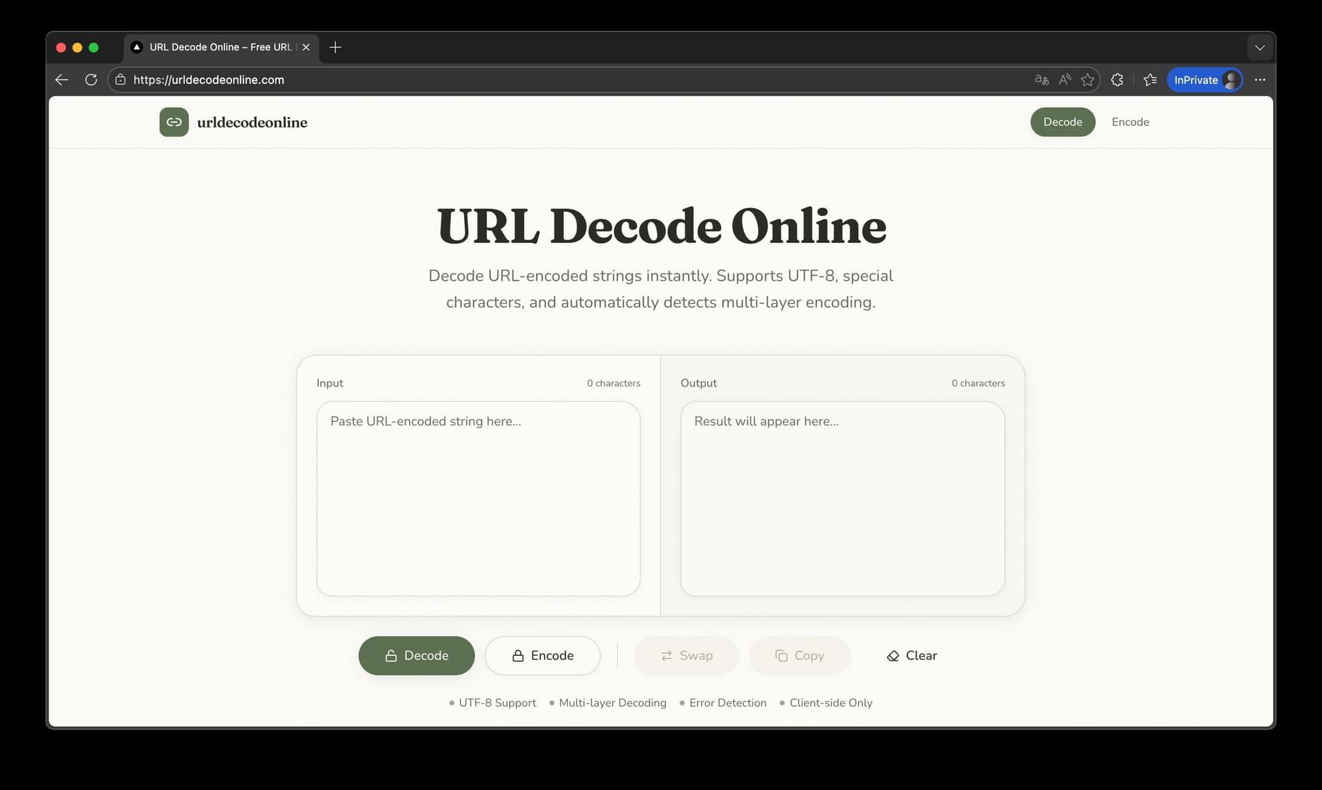 URL Decode Online - Product Image