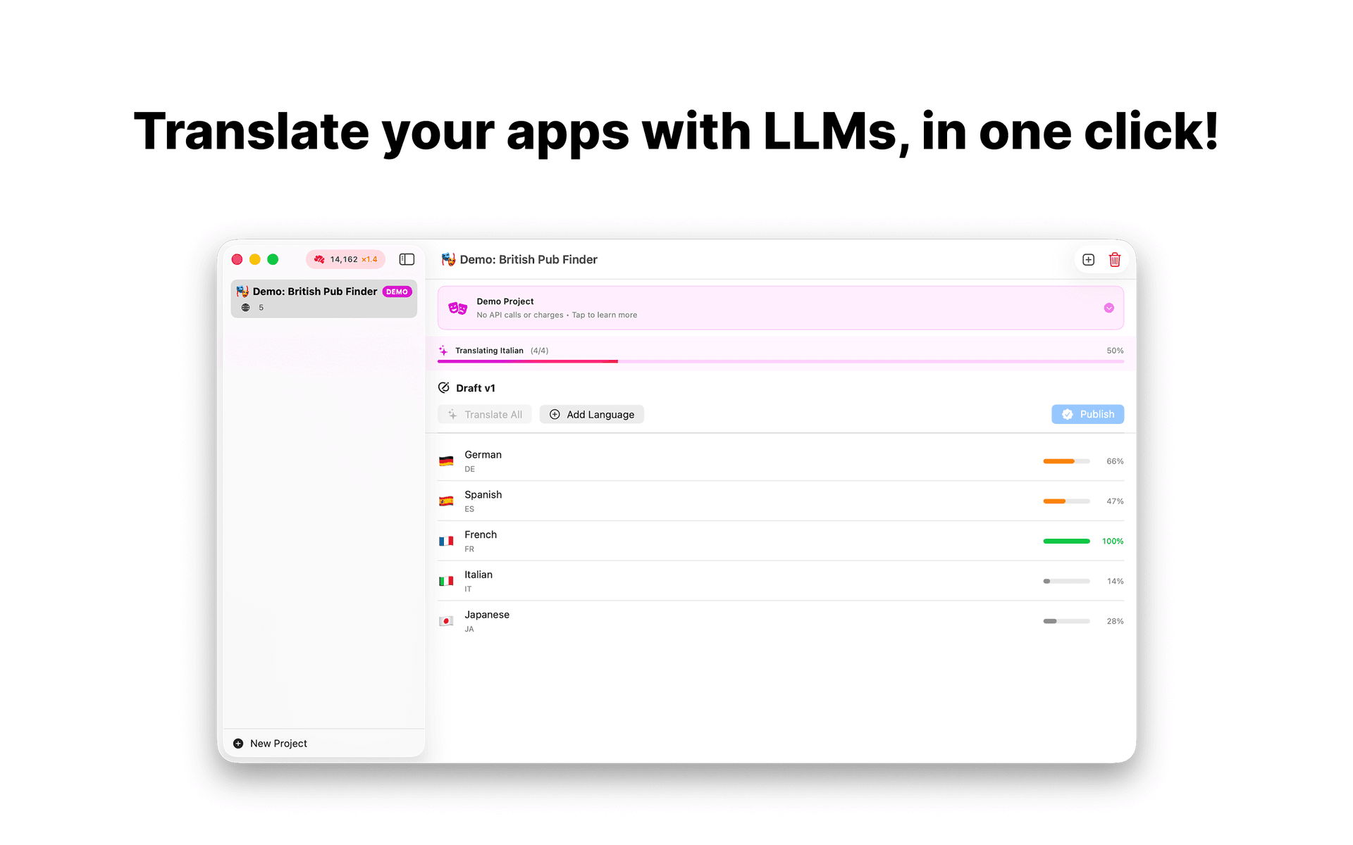 xcLocalize – AI Translator - Product Image