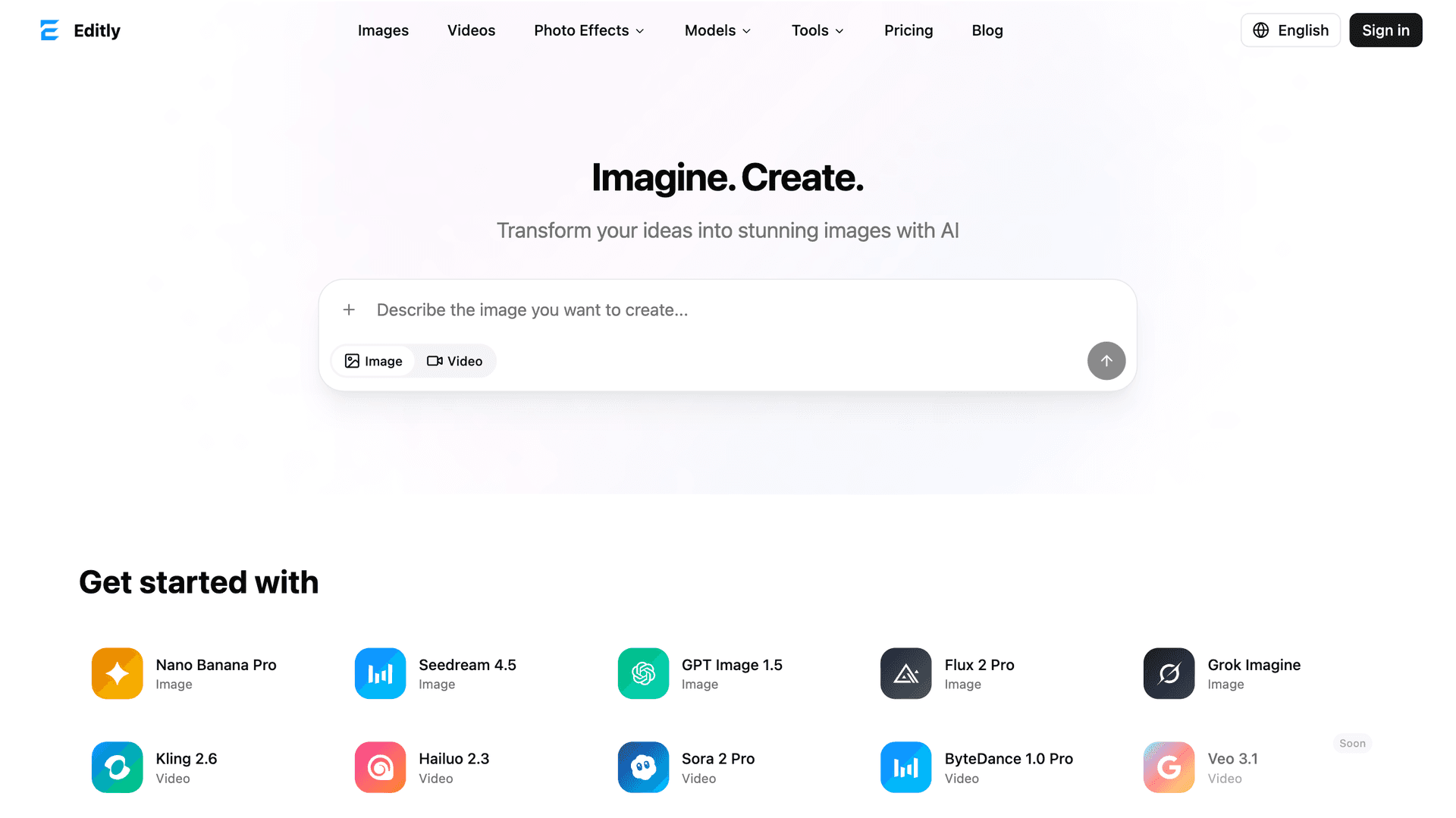 AI Image & Video Creation Platform - Product Image