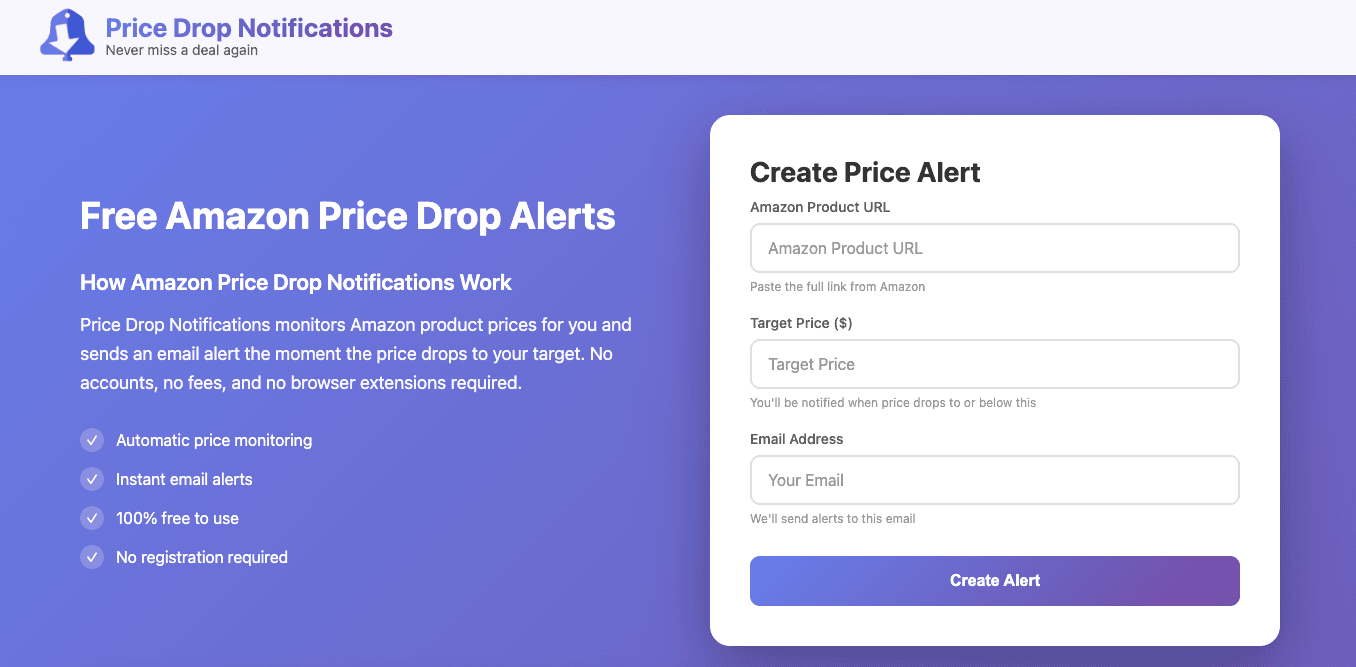 Price Drop Notifications - Product Image