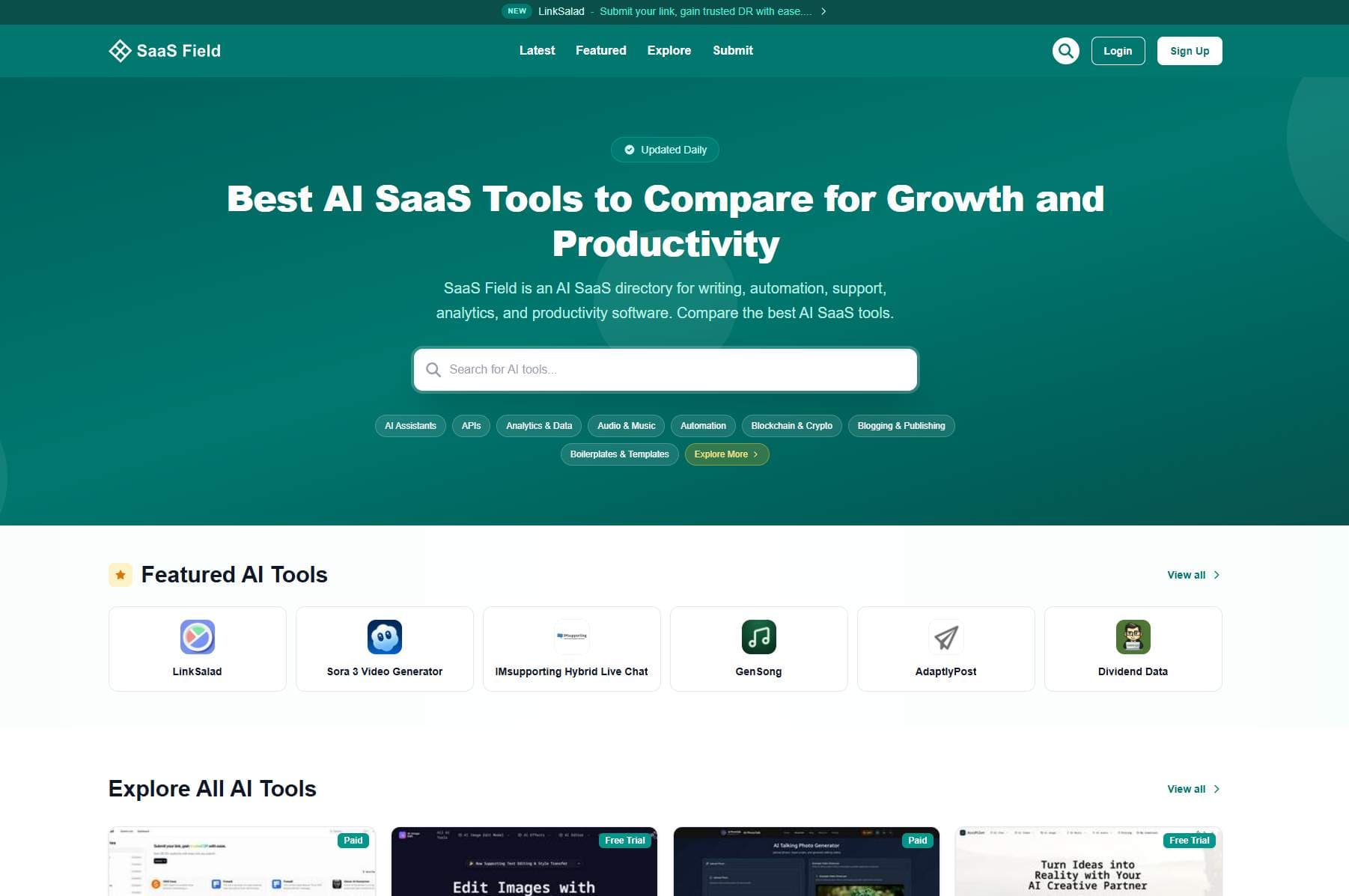 SaaS Field - Product Image