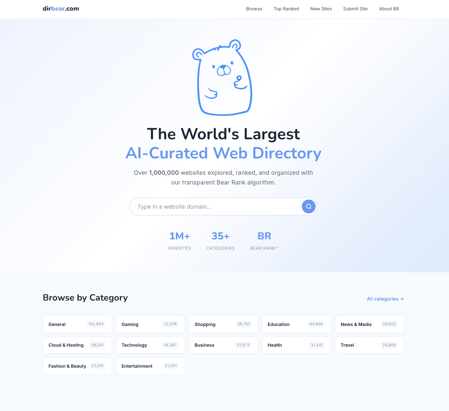 Directory Bear: AI-Curated Web Directory - Product Image