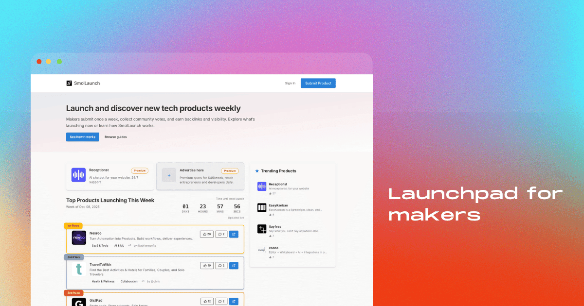 Smol Launch - Product Image