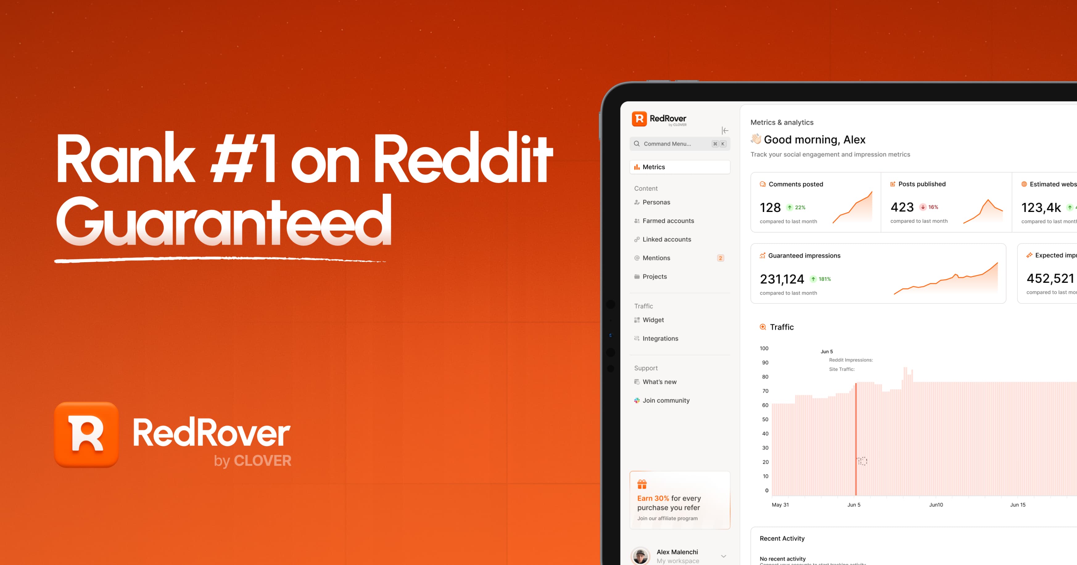 RedRover Launches on Aura++ | Boost Your SEO & AI Visibility with Reddit Autopilot Ranking