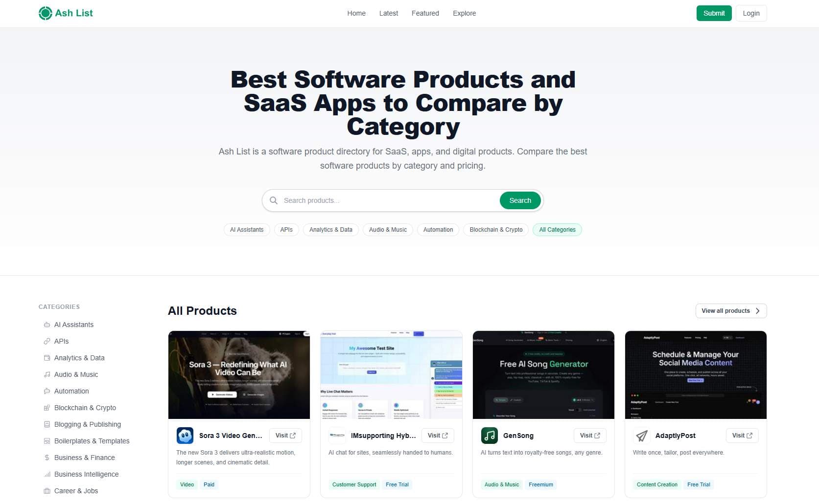 Ash list - Product Image