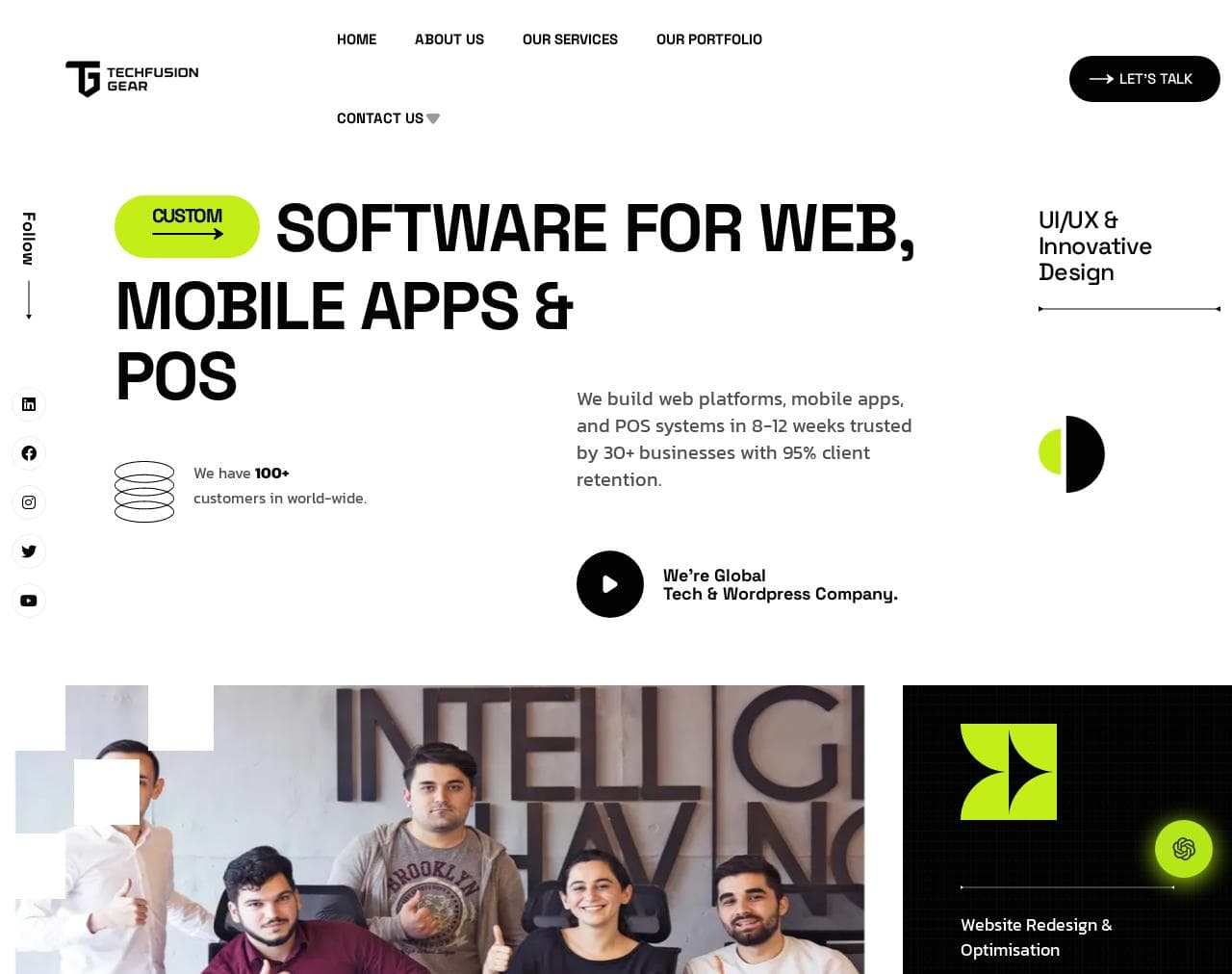 Techfusion Gear product preview for startup listing on Aura++