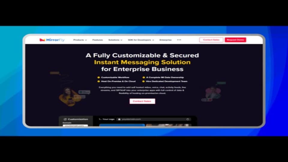 MirrorFly IM Software - Product Image