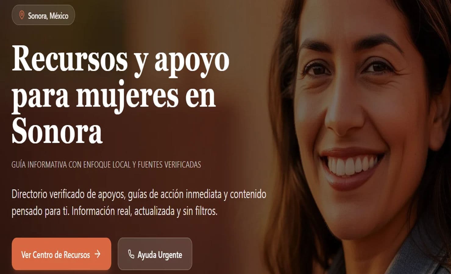 Mujer Sonora product preview for startup listing on Aura++