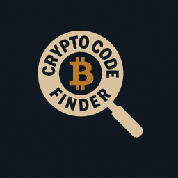 CryptoCodeFinder startup logo on Aura++