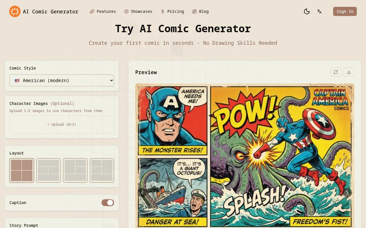 AI Comic Generator best - Product Image