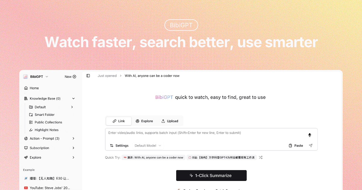 BibiGPT - Product Image