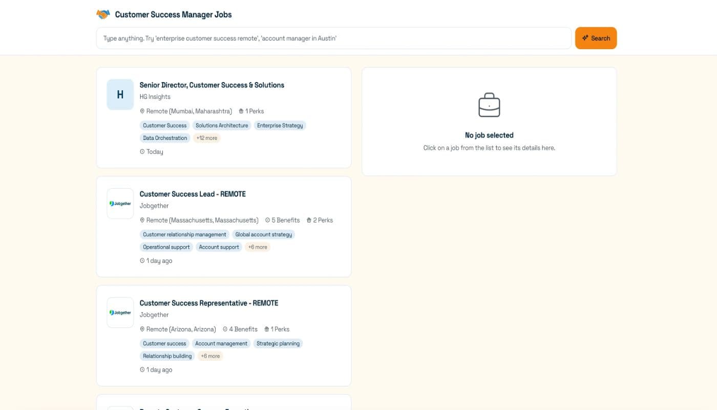 Customer Success Manager Jobs - Product Image