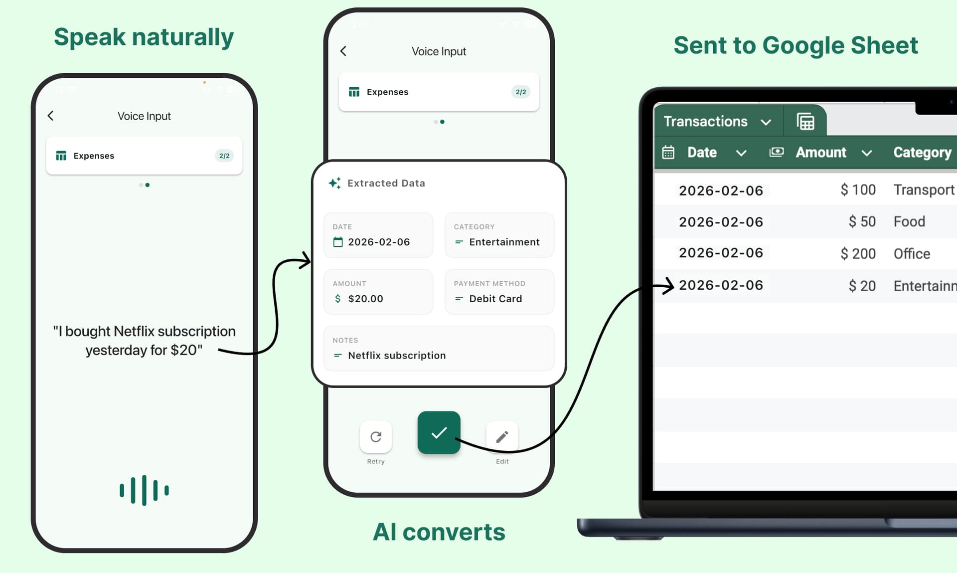 Voice Sheet - Product Image