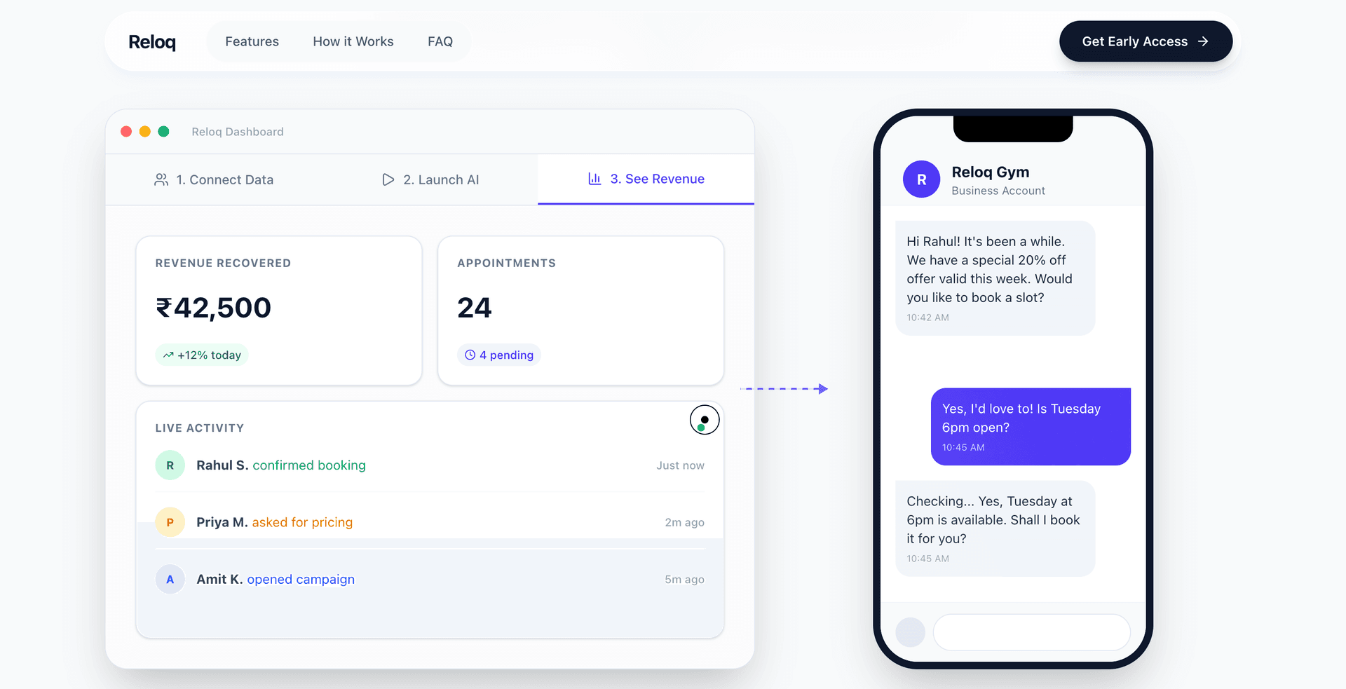 RecoverReloq AI Customer Re-engagement - Product Image