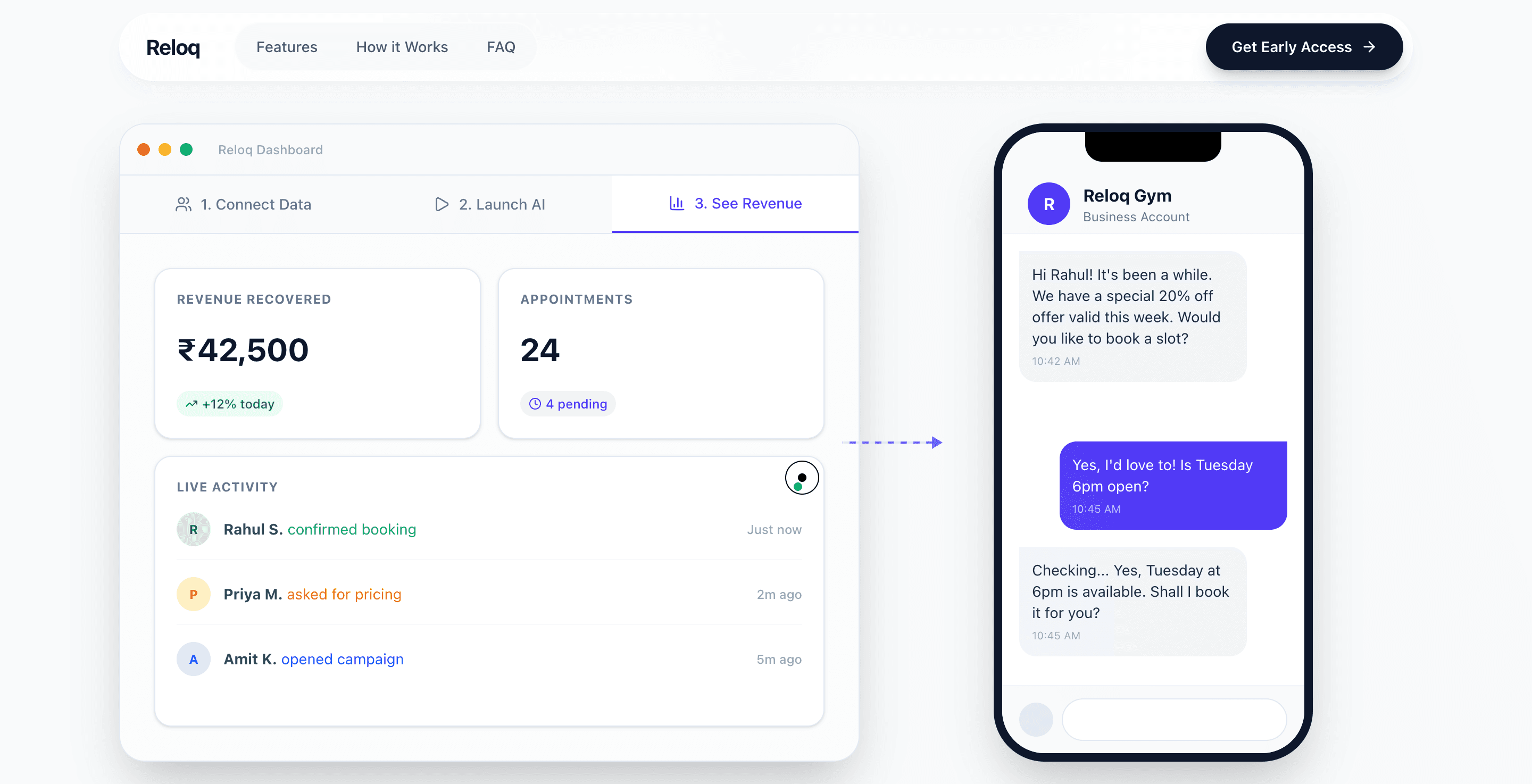 RecoverReloq AI Customer Re-engagement