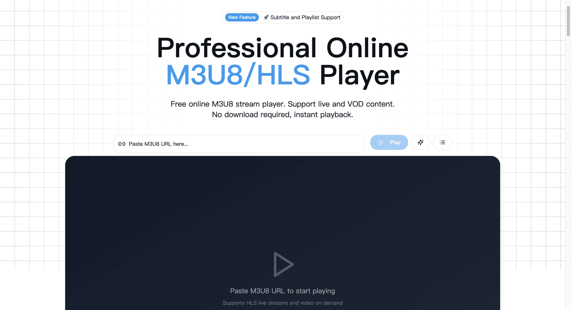 m3u8 player online - Product Image