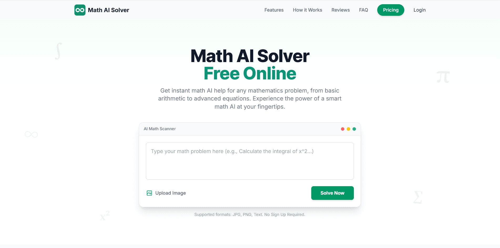 Math AI Solver - Product Image