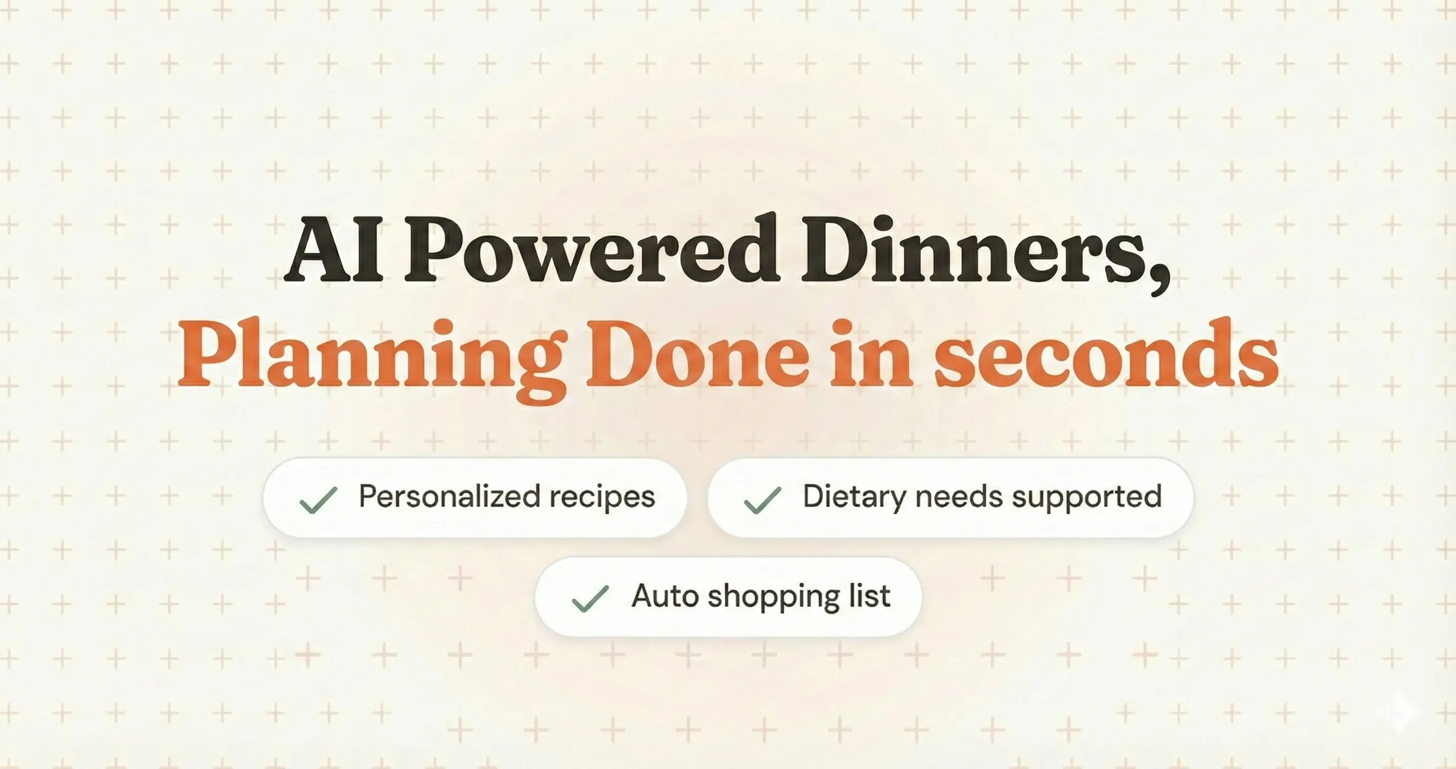 AI Dinner Planner - Product Image