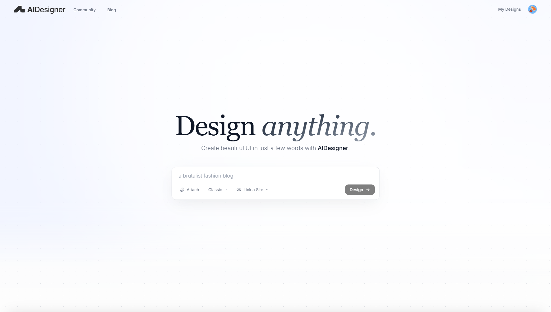AIDesigner - AI UI/UX Generator