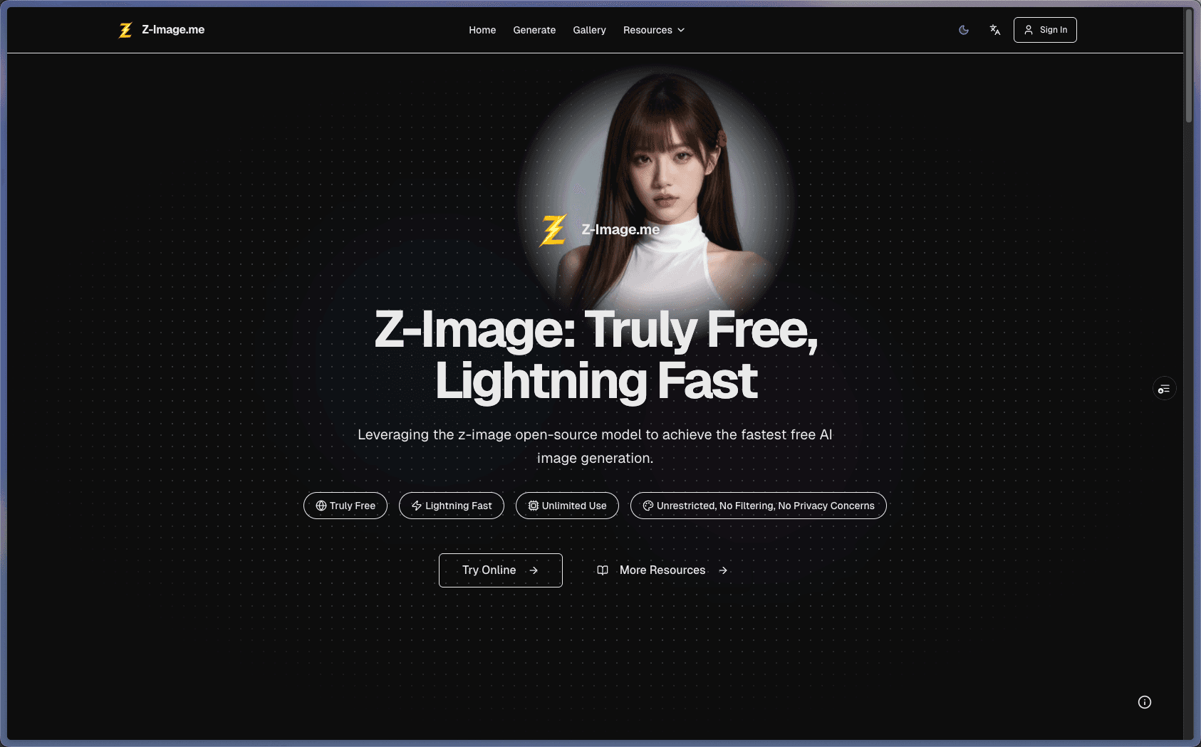 Z-Image.me - Product Image