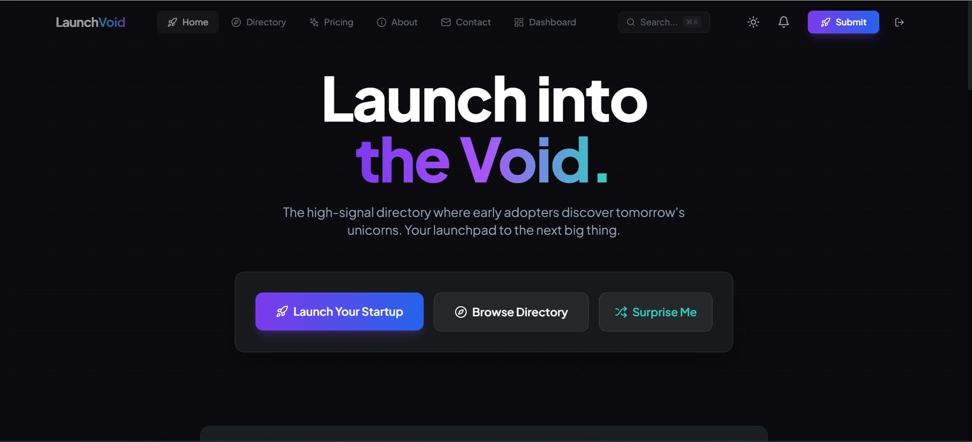 LaunchVoid - Product Image
