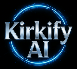 Kirkify AI Meme Generator startup logo on Aura++
