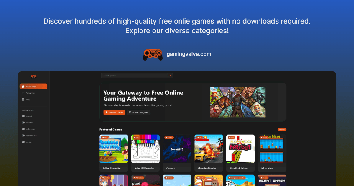 Free Online Gaming Platform