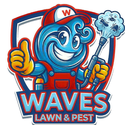 Waves Pest Control startup logo on Aura++
