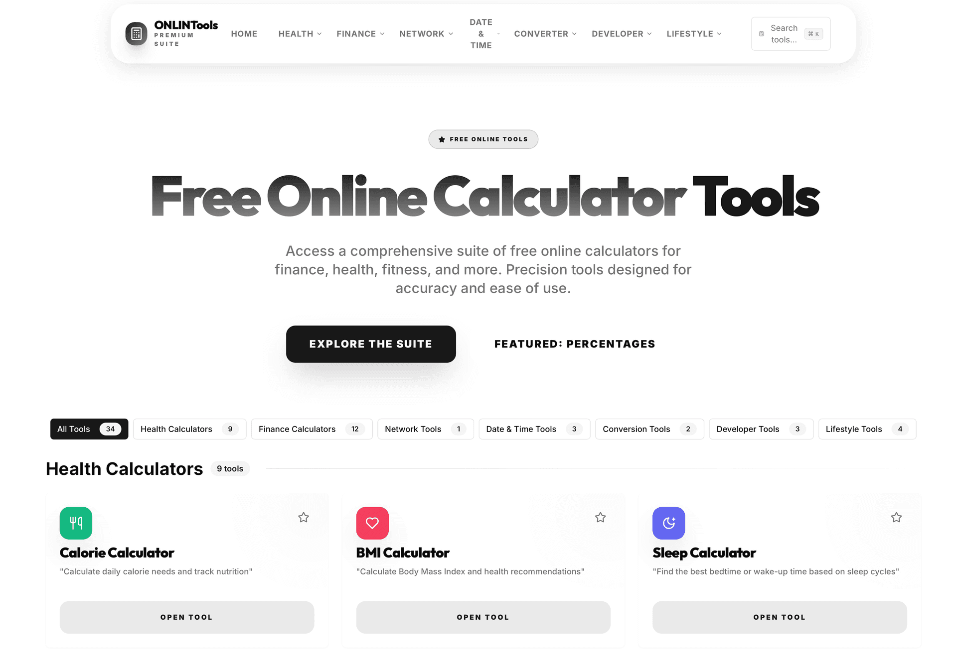 onlintools product preview for startup listing on Aura++