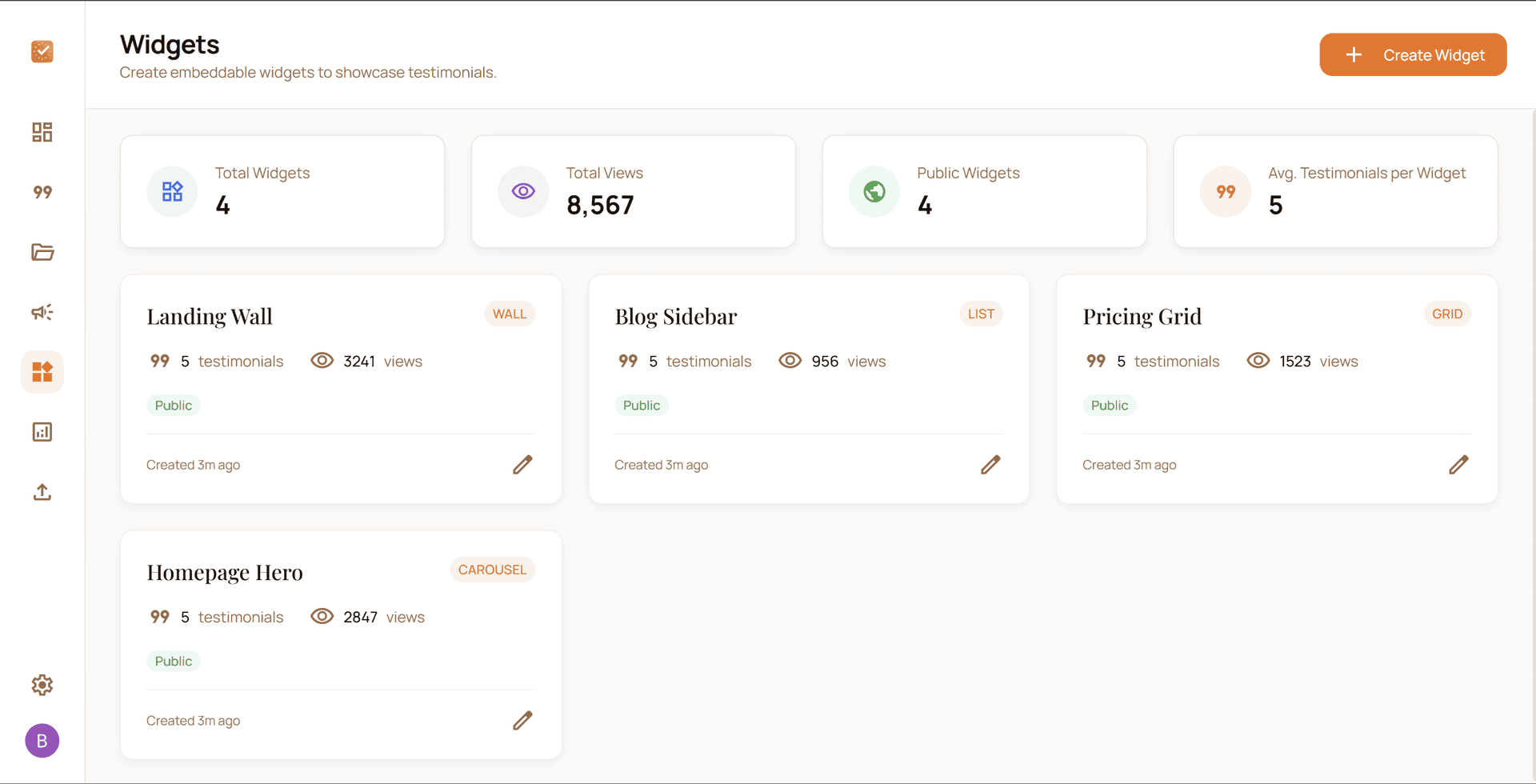 Credibly product preview for startup listing on Aura++
